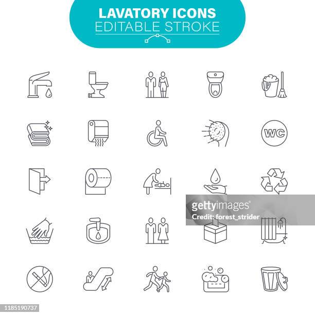 ilustraciones, imágenes clip art, dibujos animados e iconos de stock de iconos de lavatorios - lavabo instalación fija