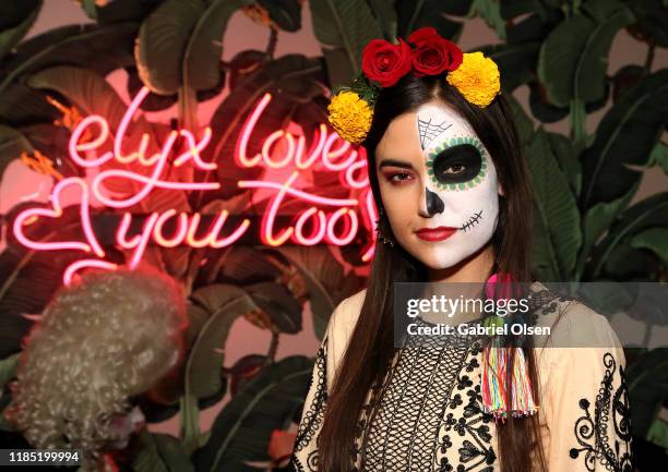 Sasha Grey attends A Day of the Dead Celebration with Bea Åkerlund and Miranda Dickson at the Private Residence of Jonas Tahlin, CEO of Absolut Elyx...