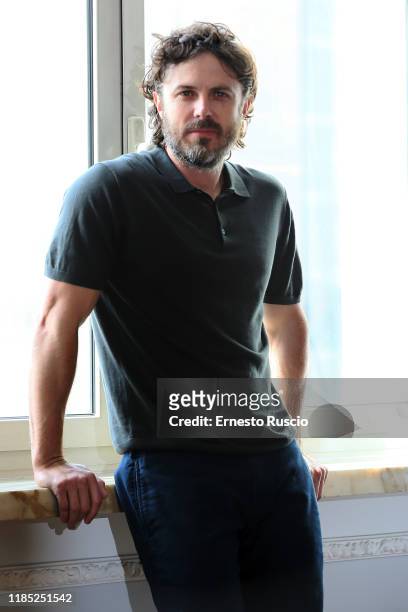 Casey Affleck attends the photocall of the movie "Light Of My Life" at Hotel Sina Bernini Bristol on November 03, 2019 in Rome, Italy.