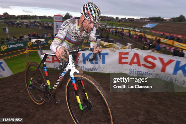 Mathieu Van Der Poel of The Netherlands and Team Corendon - Circus / during the 33rd Superprestige Ruddervoorde 2019 / @SPRuddervoorde /...