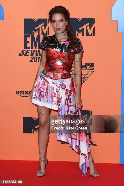Halsey attends the MTV EMAs 2019 at FIBES Conference and Exhibition Centre on November 03, 2019 in Seville, Spain.