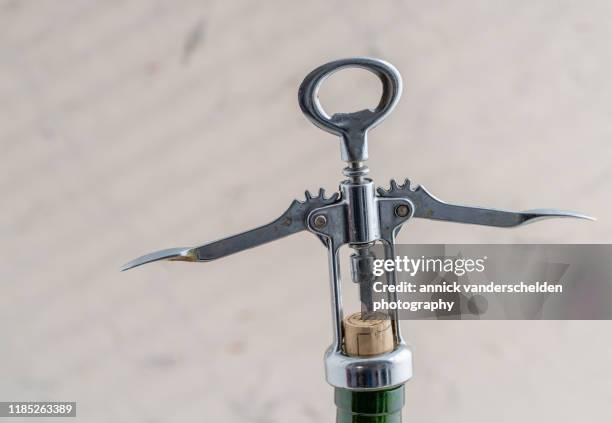 wing corkscrew wine opener - corkscrew ストックフォトと画像