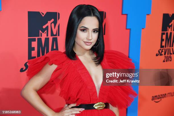 Becky G attends the MTV EMAs 2019 at FIBES Conference and Exhibition Centre on November 03, 2019 in Seville, Spain.