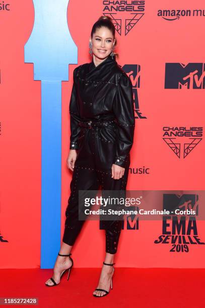 Doutzen Kroes attends the MTV EMAs 2019 at FIBES Conference and Exhibition Centre on November 03, 2019 in Seville, Spain.
