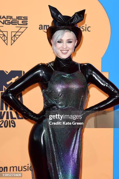 Maruv attends the MTV EMAs 2019 at FIBES Conference and Exhibition Centre on November 03, 2019 in Seville, Spain.