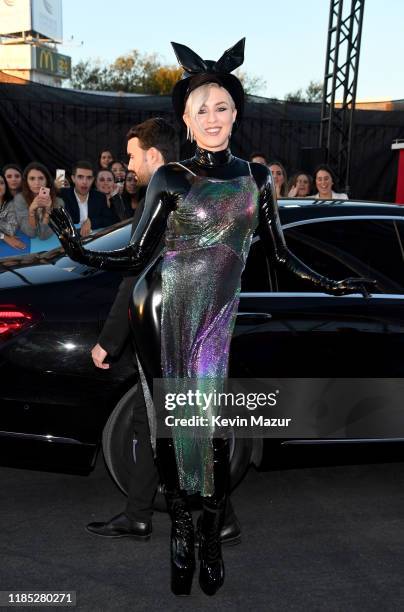 Maruv attends the MTV EMAs 2019 at FIBES Conference and Exhibition Centre on November 03, 2019 in Seville, Spain.