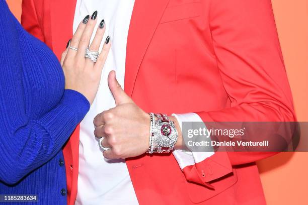 Georgina Rodriguez and Cristiano Ronaldo attend the MTV EMAs 2019 at FIBES Conference and Exhibition Centre on November 03, 2019 in Seville, Spain.