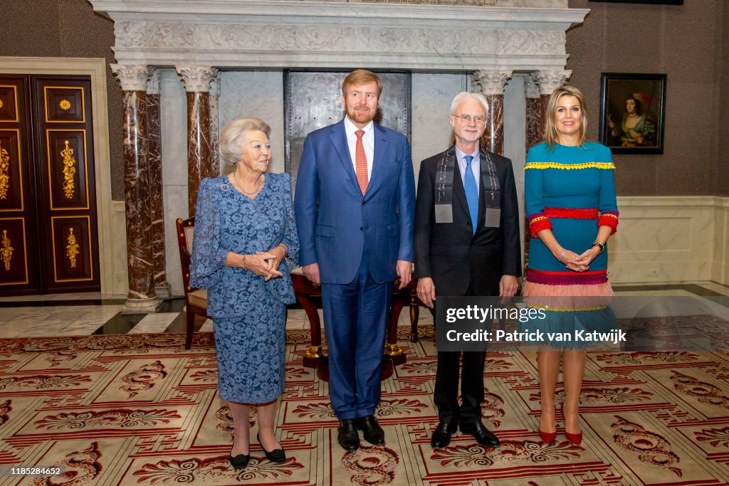 King Willem-Alexander Of The Netherlands And Queen Maxima Of The Netherlands Attend The Eramus Prize