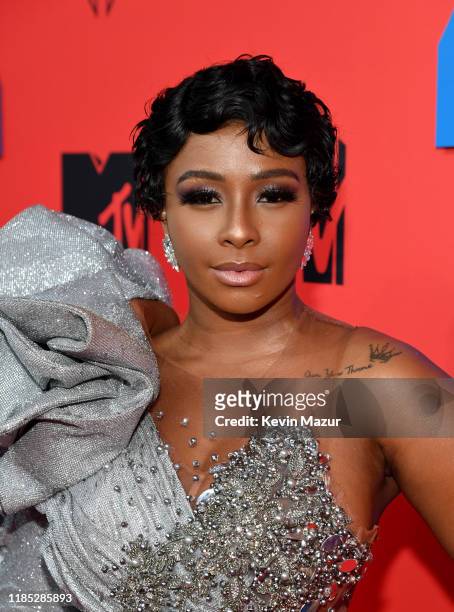 Boitumelo Thulo attends the MTV EMAs 2019 at FIBES Conference and Exhibition Centre on November 03, 2019 in Seville, Spain.