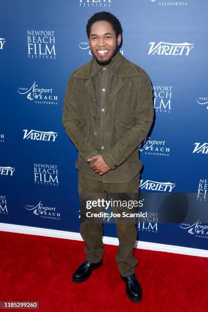 Kelvin Harrison Jr. Attends the Newport Beach Film Festival Fall Honors And Variety's 10 Actors To Watch presented by Visit Newport Beach and the...