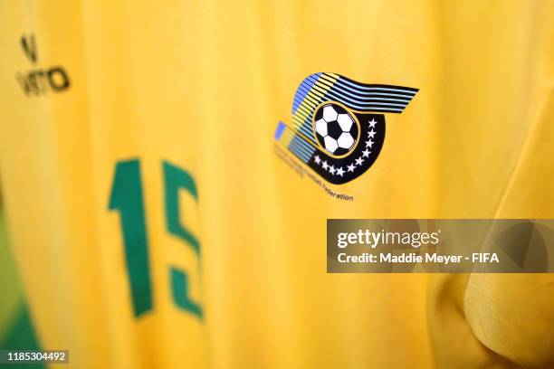 View inside the dressing room of Solomon Islands before the FIFA U-17 World Cup Brazil 2019 Group F match between Mexico and Solomon Islands at...