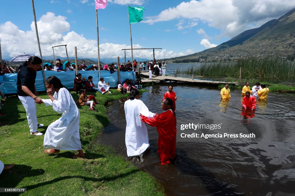 Indigenous Christians Baptism Ceremony