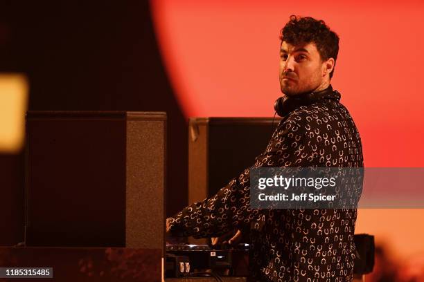 Guest is seen on stage during the MTV EMAs 2019 at FIBES Conference and Exhibition Centre on November 03, 2019 in Seville, Spain.