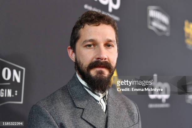 Shia LaBeouf attends the 23rd Annual Hollywood Film Awards at The Beverly Hilton Hotel on November 03, 2019 in Beverly Hills, California.
