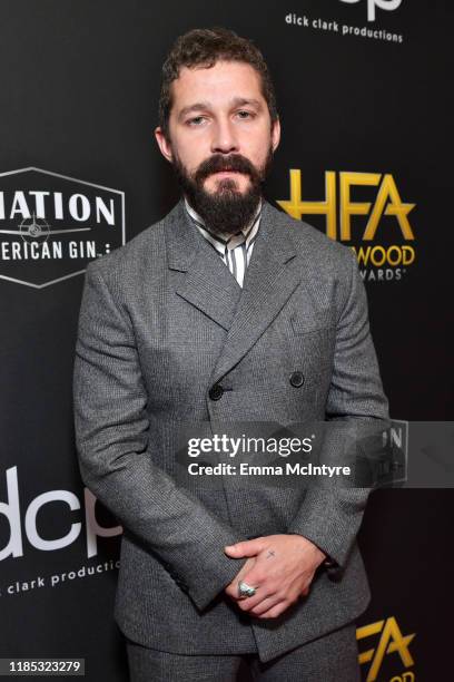 Shia LaBeouf attends the 23rd Annual Hollywood Film Awards at The Beverly Hilton Hotel on November 03, 2019 in Beverly Hills, California.