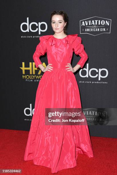 Kaitlyn Dever attends the 23rd Annual Hollywood Film Awards at The Beverly Hilton Hotel on November 03, 2019 in Beverly Hills, California.