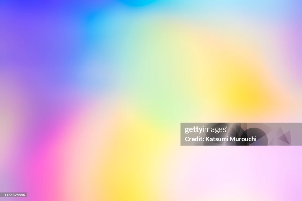 Abstract defocus gradient hologram background