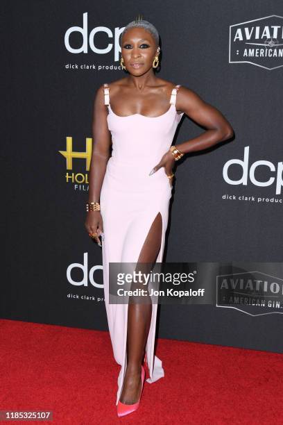 Cynthia Erivo attends the 23rd Annual Hollywood Film Awards at The Beverly Hilton Hotel on November 03, 2019 in Beverly Hills, California.