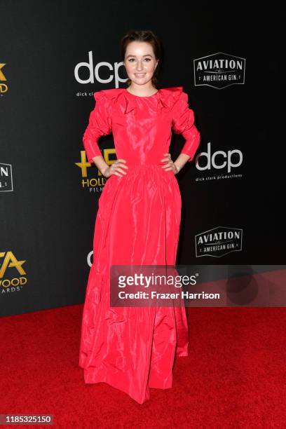 Kaitlyn Dever attends the 23rd Annual Hollywood Film Awards at The Beverly Hilton Hotel on November 03, 2019 in Beverly Hills, California.
