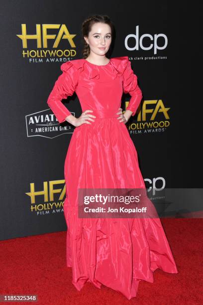 Kaitlyn Dever attends the 23rd Annual Hollywood Film Awards at The Beverly Hilton Hotel on November 03, 2019 in Beverly Hills, California.