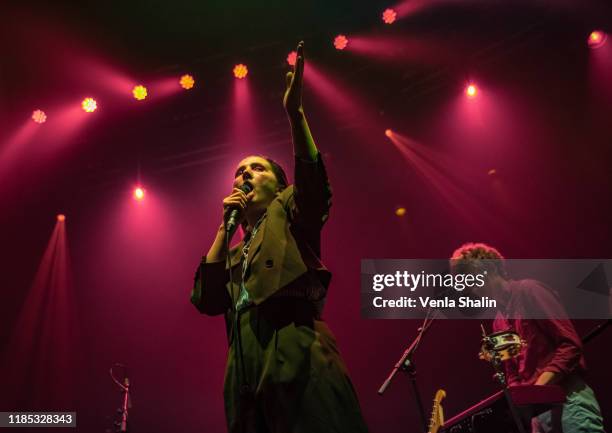 Cate Le Bon performs at the Roundhouse on November 3, 2019 in London, England.