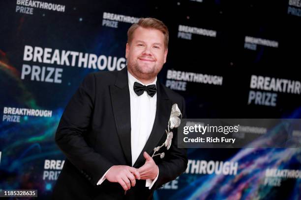 James Corden attends the 8th Annual Breakthrough Prize Ceremony at NASA Ames Research Center on November 03, 2019 in Mountain View, California.