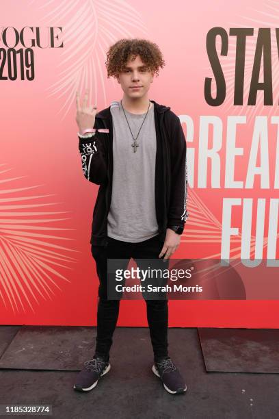 Will B attends the 2019 Teen Vogue Summit at Goya Studios on November 02, 2019 in Hollywood, California.