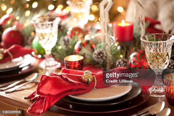 weihnachten urlaub essen - centerpiece stock-fotos und bilder