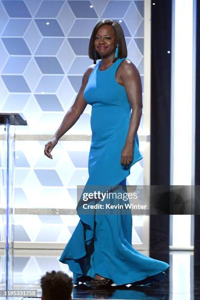 Viola Davis presents the Hollywood Breakout Performance Award onstage during the 23rd Annual Hollywood Film Awards at The Beverly Hilton Hotel on...