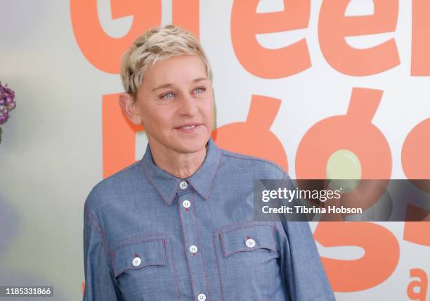 Ellen DeGeneres attends the premiere of Netflix's "Green Eggs And Ham" at Hollywood American Legion on November 03, 2019 in Los Angeles, California.