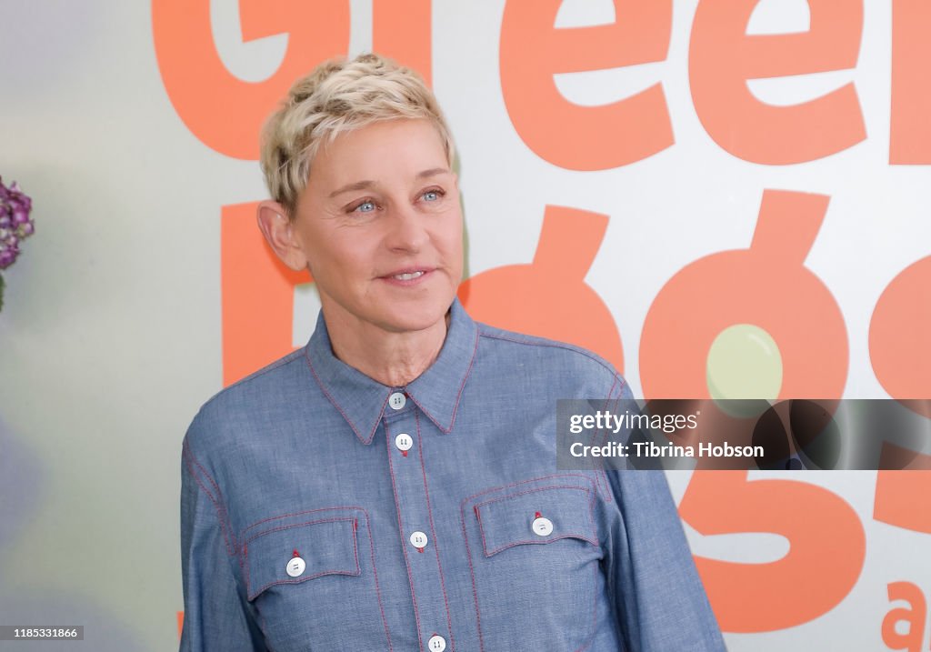 Ellen DeGeneres attends the premiere of Netflix's "Green Eggs And