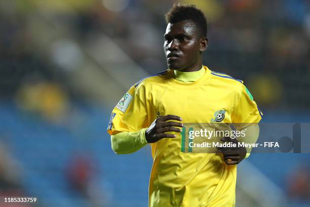 Philip Ropa of Solomon Islands looks on during the FIFA U-17 World Cup Brazil 2019 Group F match between Mexico and Solomon Islands at Estádio Kléber...