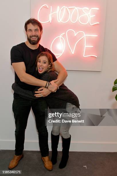 Jamie Jewitt and Camilla Thurlow attend the launch of the annual 'Choose Love' shop for Help Refugees on November 28, 2019 in London, England.
