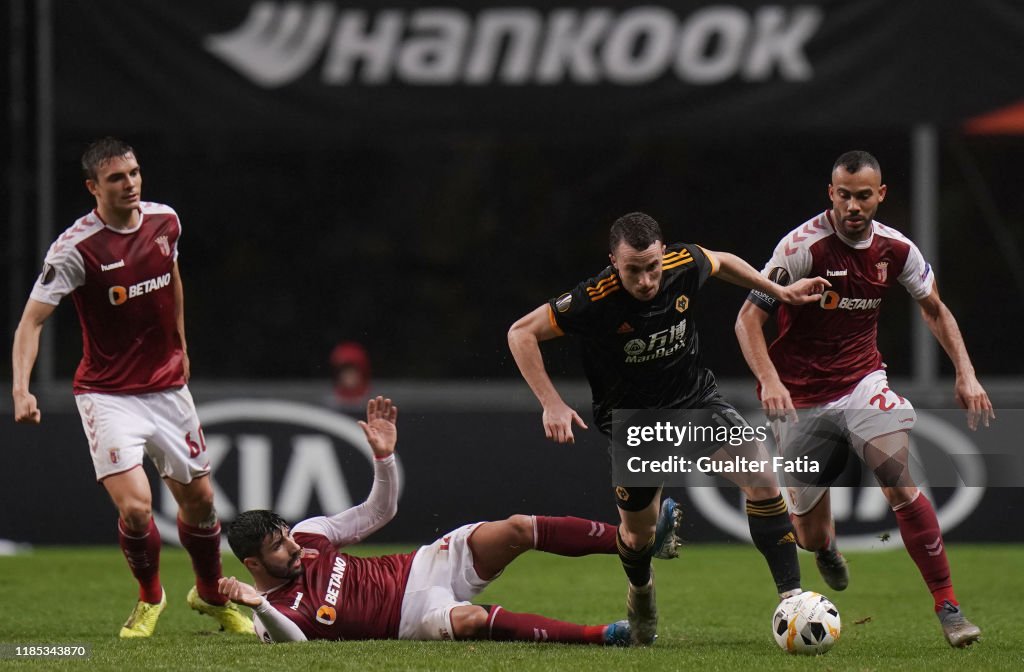 SC Braga v Wolverhampton Wanderers - Group K - UEFA Europa League