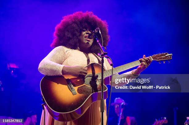 Yola performs at Cafe de la Danse on November 28, 2019 in Paris, France.