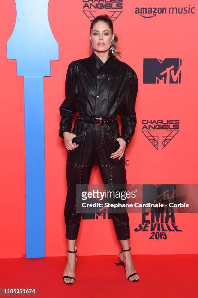 Doutzen Kroes attends the MTV EMAs 2019 at FIBES Conference and Exhibition Centre on November 03, 2019 in Seville, Spain.