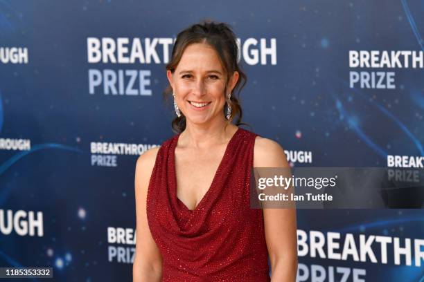 Anne Wojcicki attends the 2020 Breakthrough Prize Red Carpet at NASA Ames Research Center on November 03, 2019 in Mountain View, California.