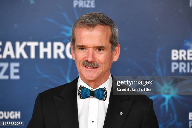 Chris Hadfield attends the 2020 Breakthrough Prize Red Carpet at NASA Ames Research Center on November 03, 2019 in Mountain View, California.