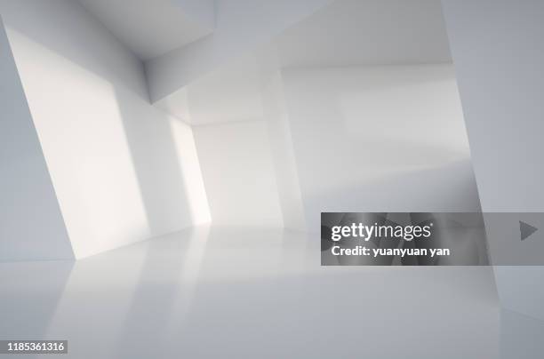 3d illustration interior design background - abstract interior design photos et images de collection