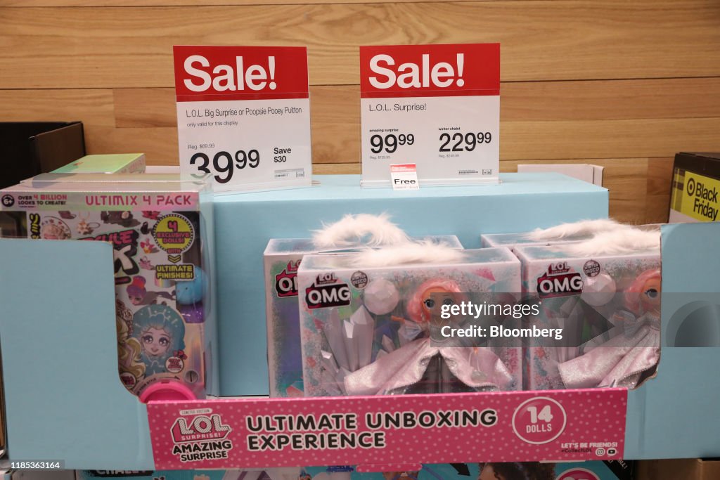 MGA Entertainment Suprise! dolls are displayed for sale