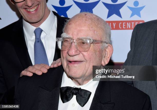 Actor Ed Asner attends his 90th Birthday Party and Celebrity Roast at The Roosevelt Hotel on November 03, 2019 in Hollywood, California.