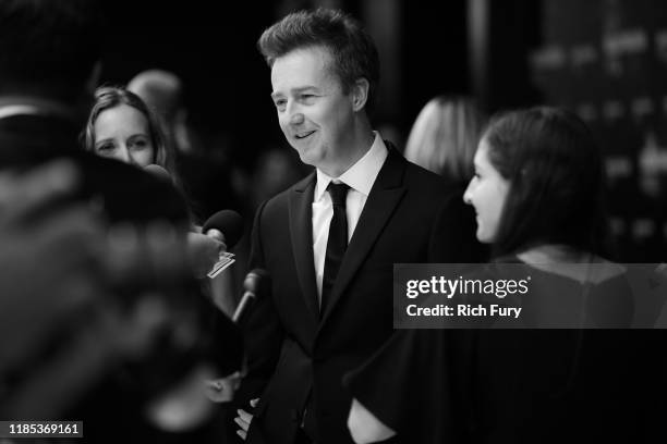 Edward Norton attends the 8th Annual Breakthrough Prize Ceremony at NASA Ames Research Center on November 03, 2019 in Mountain View, California.