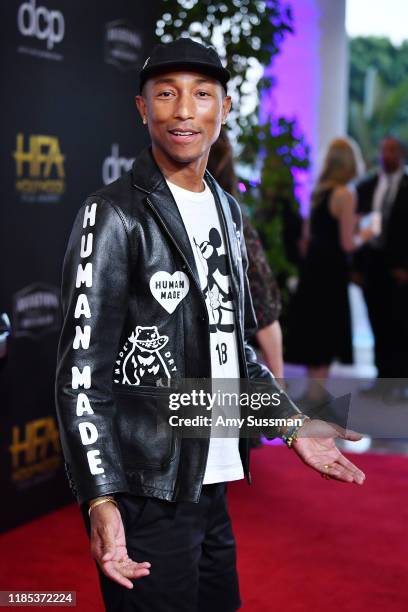 Pharrell attends the 23rd Annual Hollywood Film Awards at The Beverly Hilton Hotel on November 03, 2019 in Beverly Hills, California.