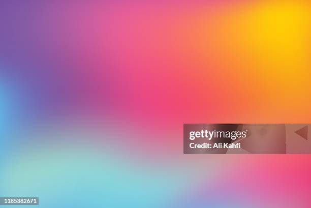 illustrazioni stock, clip art, cartoni animati e icone di tendenza di sfondo colorato sfocato astratto - multicolore