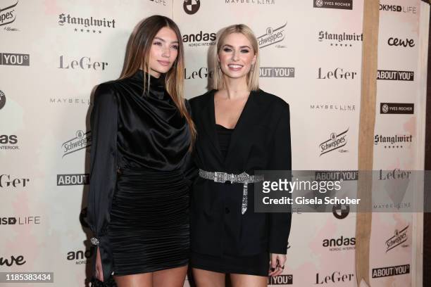 Lorena Rae and Lena Gercke at the Lena Gercke x ABOUT YOU Christmas Dinner and Party at Hotel Stanglwirt on November 28, 2019 in Going near...