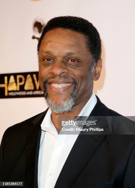 Lawrence Hilton Jacobs arrives at the Hollywood and African Prestigious Awards at Alex Theatre on November 03, 2019 in Glendale, California.