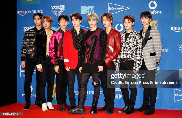 Attends the MTV EMAs 2019 at FIBES Conference and Exhibition Centre on November 03, 2019 in Seville, Spain.