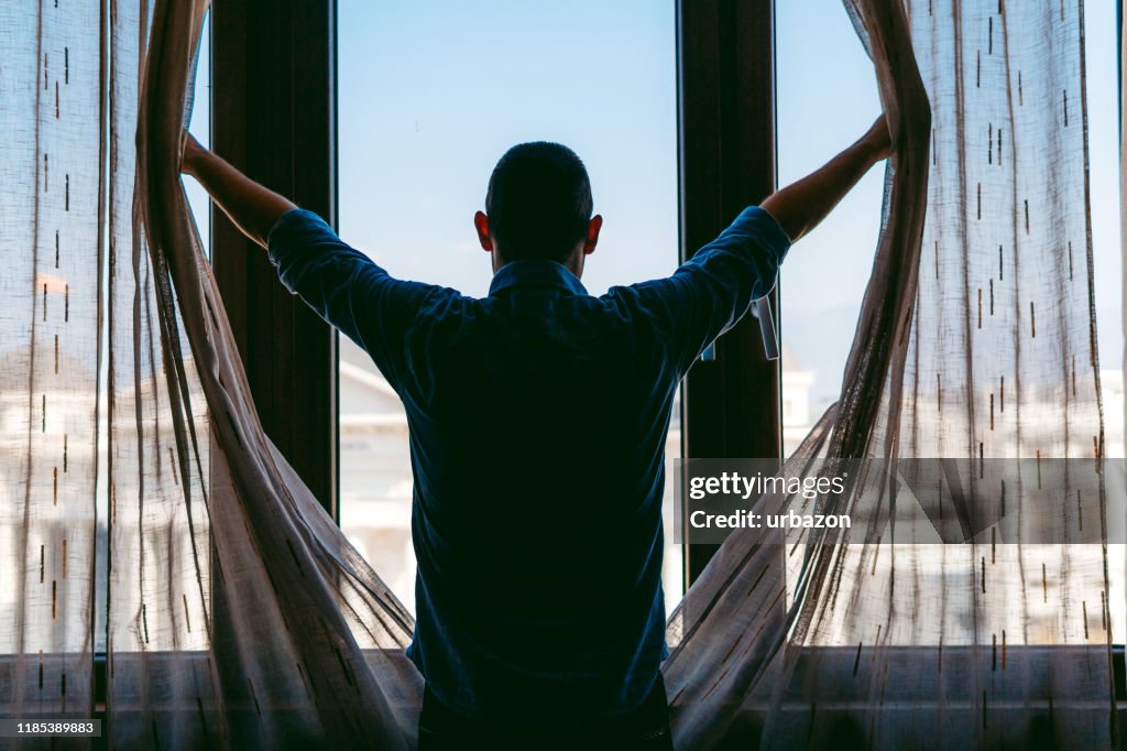 Looking through the window