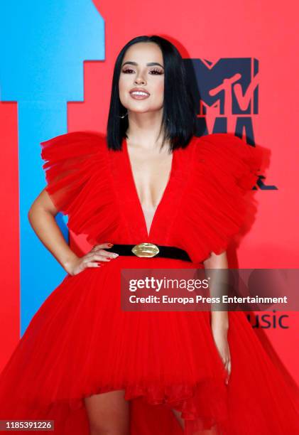 Becky G attends the MTV EMAs 2019 at FIBES Conference and Exhibition Centre on November 03, 2019 in Seville, Spain.