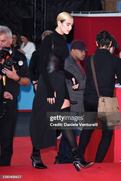 Dua Lipa attends the MTV EMAs 2019 at FIBES Conference and Exhibition Centre on November 03, 2019 in Seville, Spain.